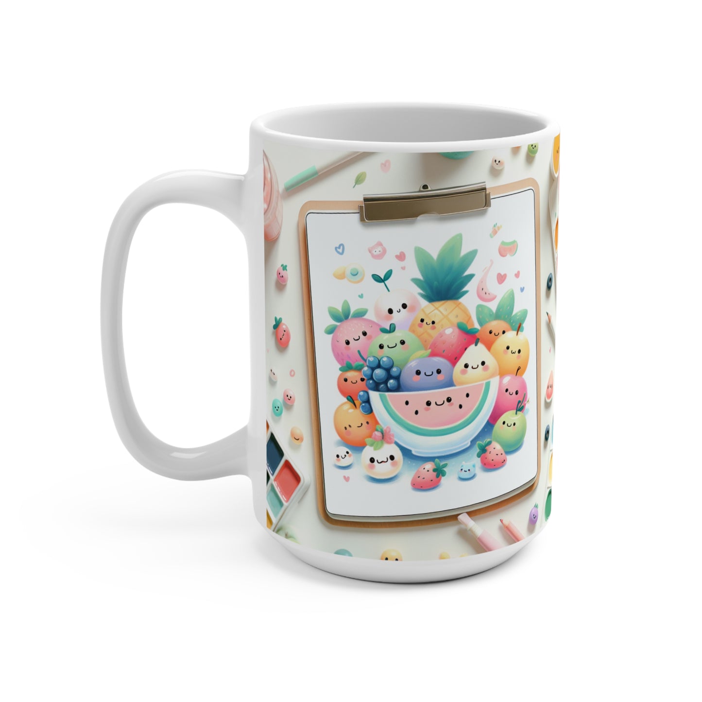 Mug 15oz - Fruit Themed Coffee Mug, Gift for Him, Gift for Her