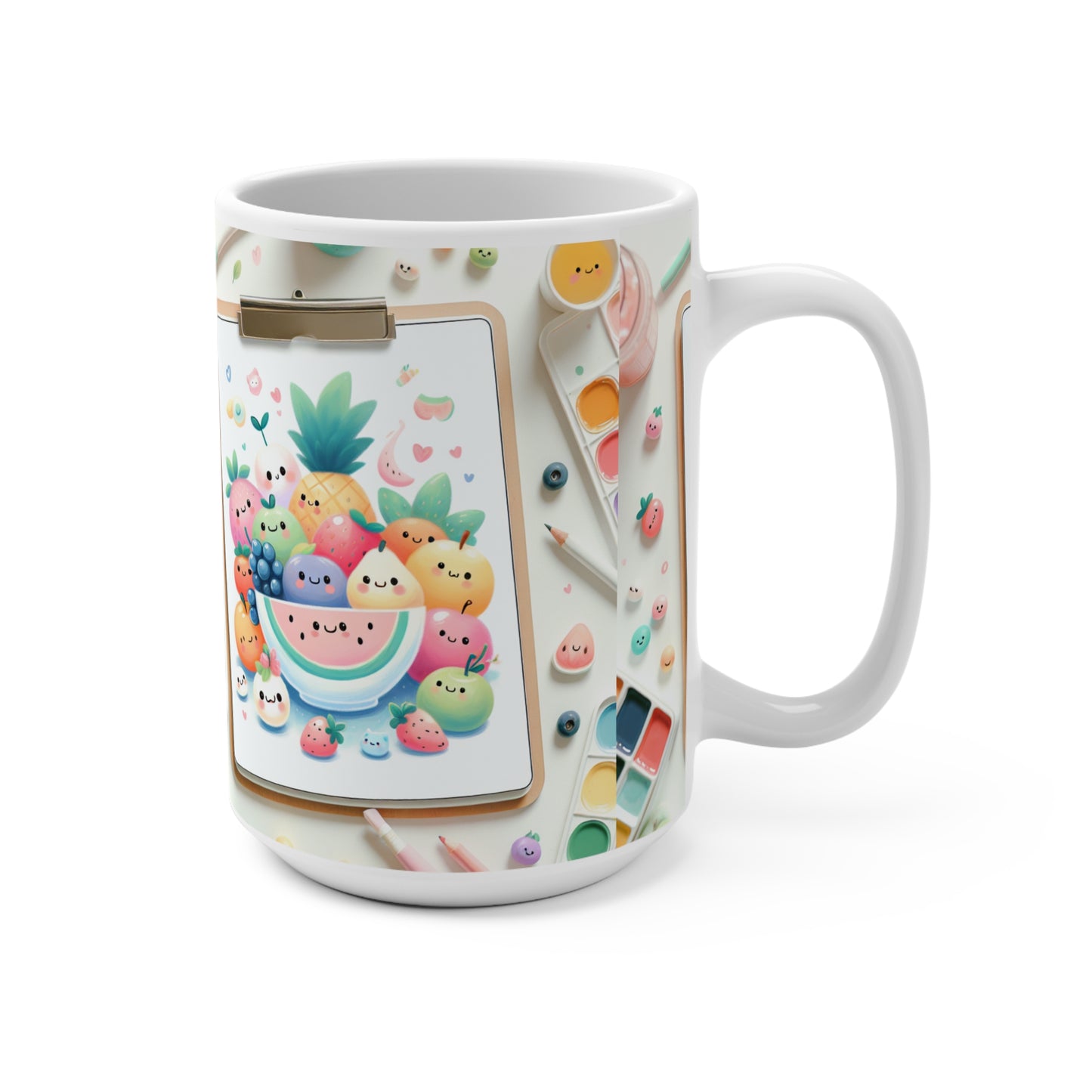 Mug 15oz - Fruit Themed Coffee Mug, Gift for Him, Gift for Her